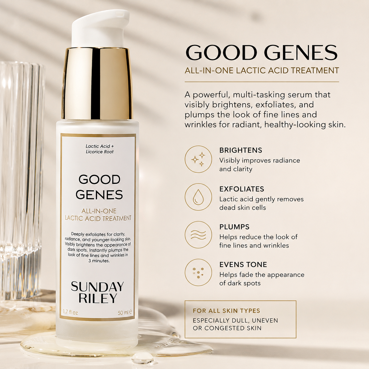 Sunday Riley-Good Genes All-In-One Lactic Acid Treatment