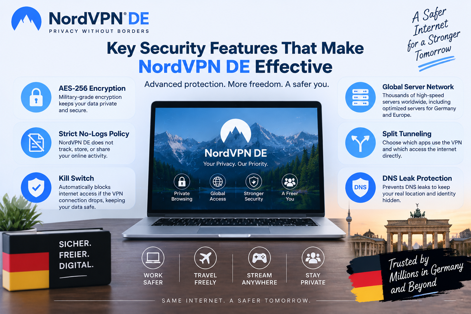 Key Security Features That Make NordVPN DE Effective